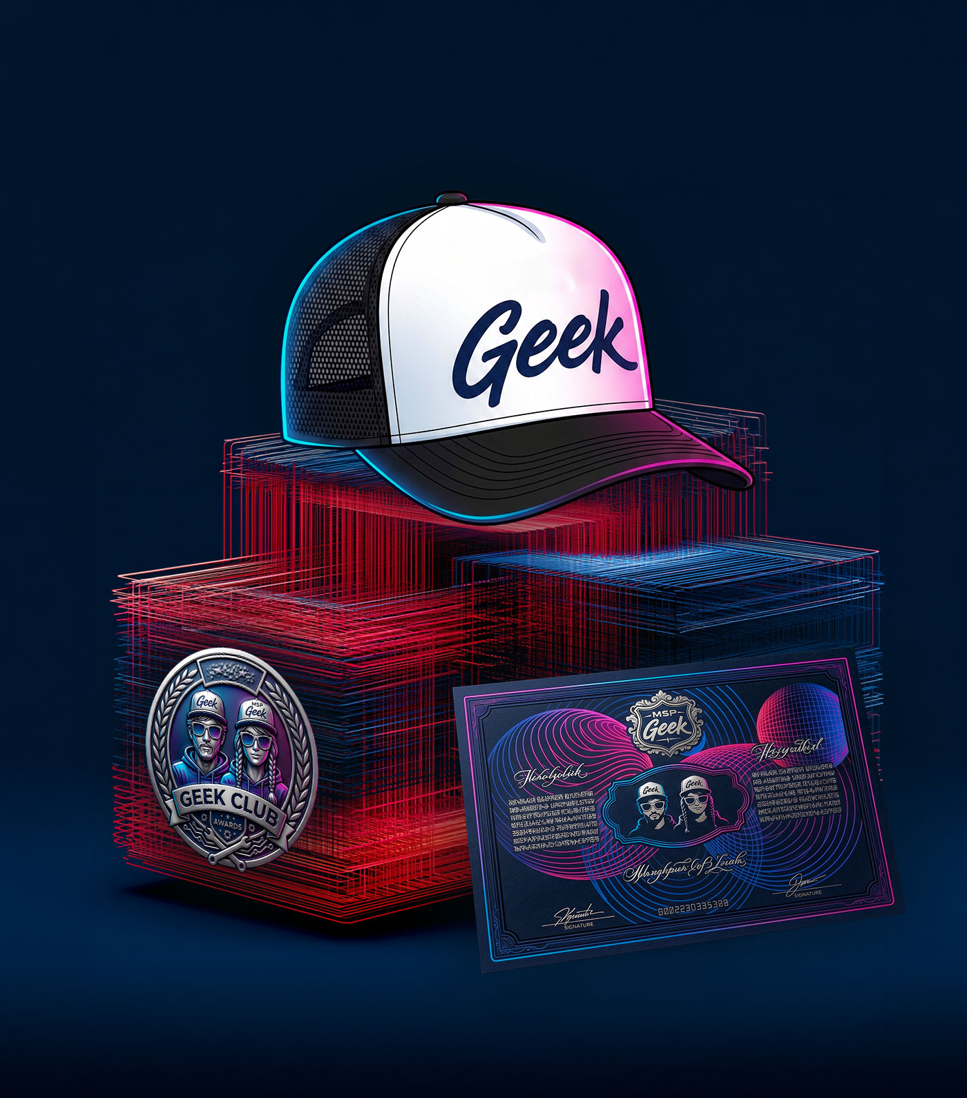Sophos Geek Certificate und Cap als sichtbare Auszeichnung