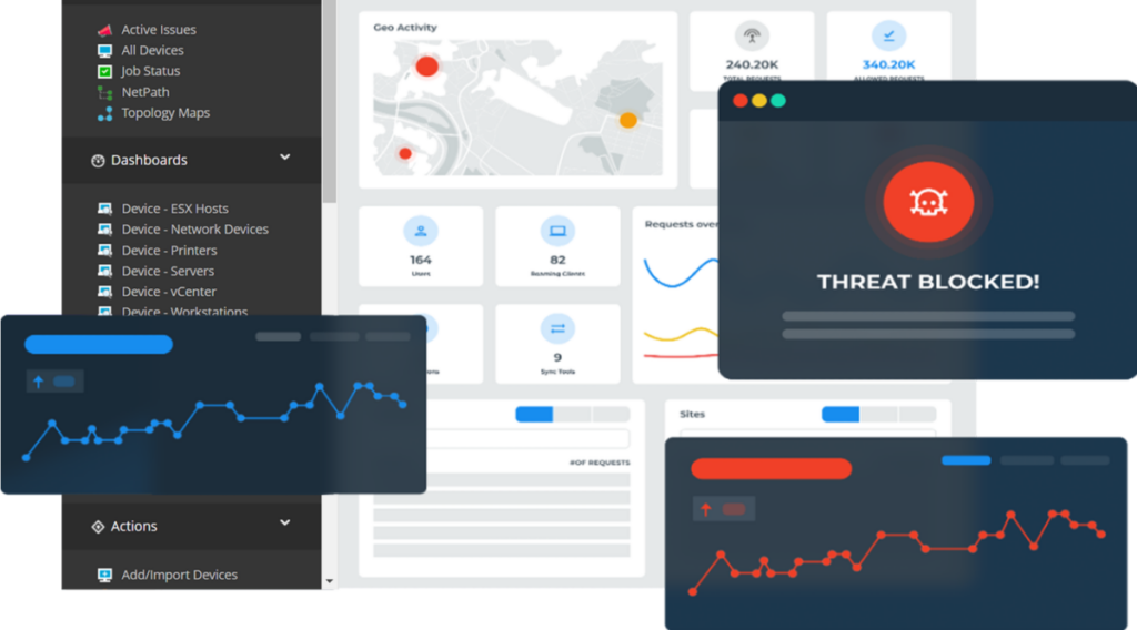comp DNS dash collage
