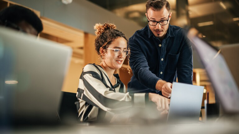 working together