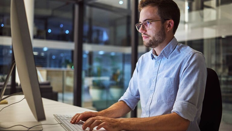 cyber security worker