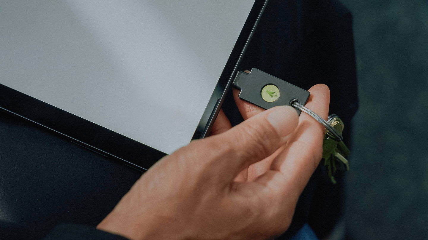 NFC-YubiKey-Tablet-Authentication-Process-Security-Device