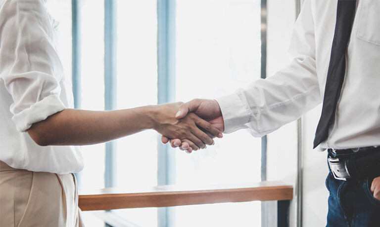 Partner handshake