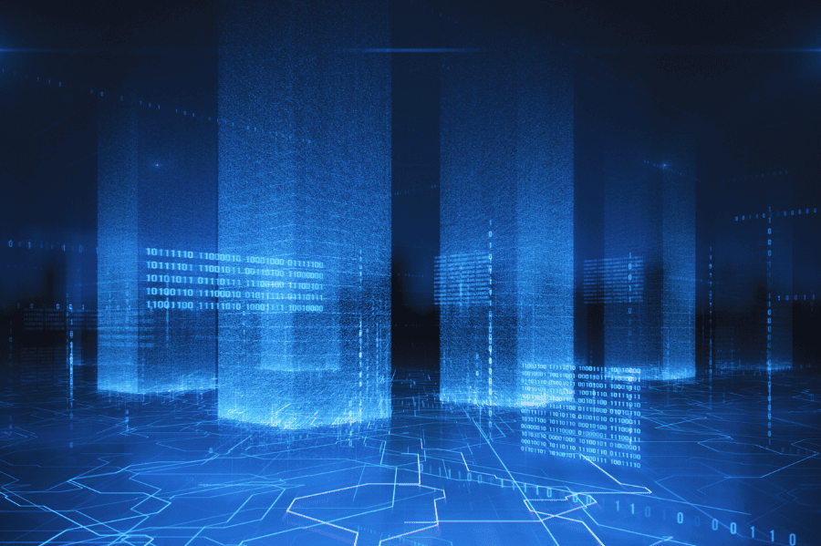 blue technology backgroung