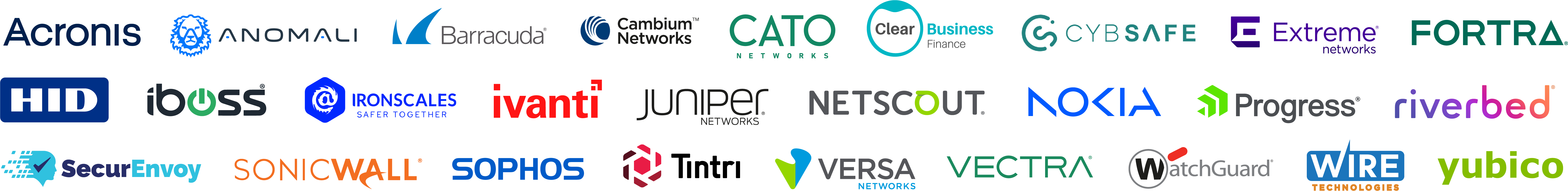 cyberverse vendor logos