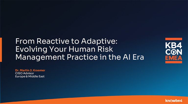 Evolving Your Human Risk Management Practice in the AI Era