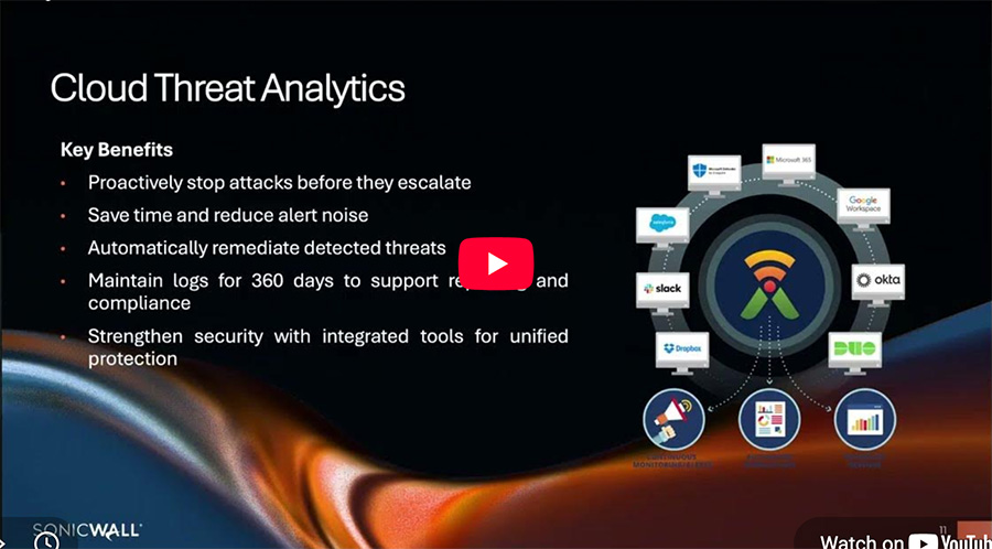 Extending Security with SonicWall Cloud Threat Analytics
